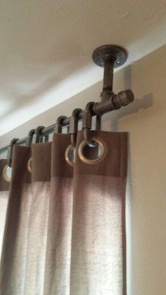 8+ Creative Designs of Basement Window Covers for Your DIY Project -   24 diy curtains rods
 ideas
