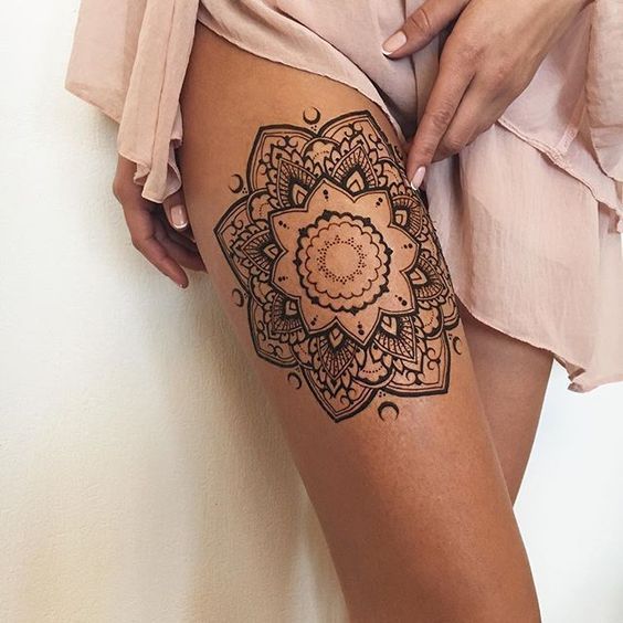 8 tattoo oberschenkel henna
 ideas