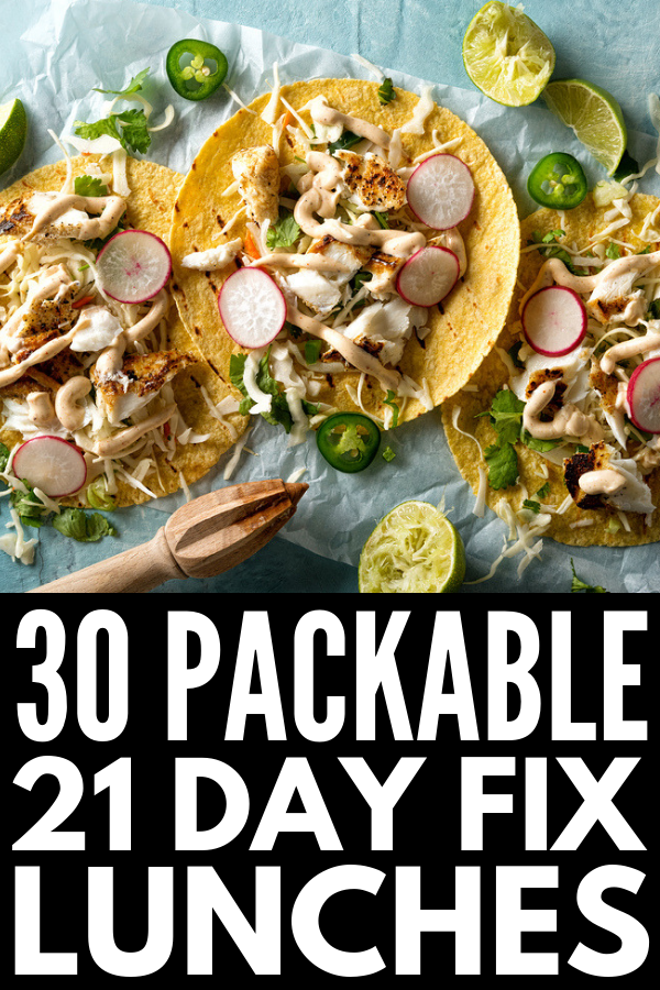 Weight Loss That Works: 30 Days of 21 Day Fix Recipes We Love -   10 21 day lunch
 ideas