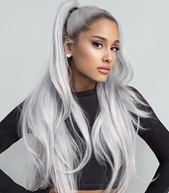 10 ariana grande hair White
 ideas