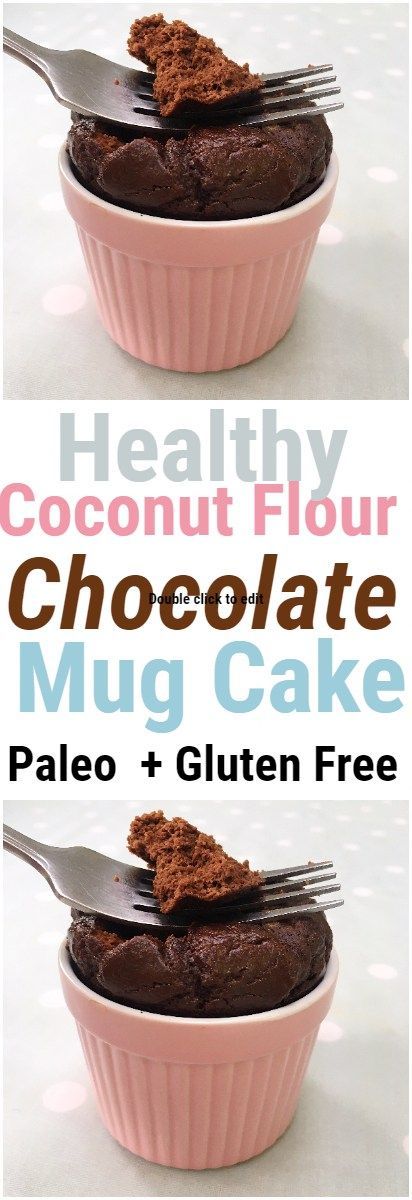 Coconut Flour Chocolate Mug Cake -   11 cake Mug clean eating
 ideas