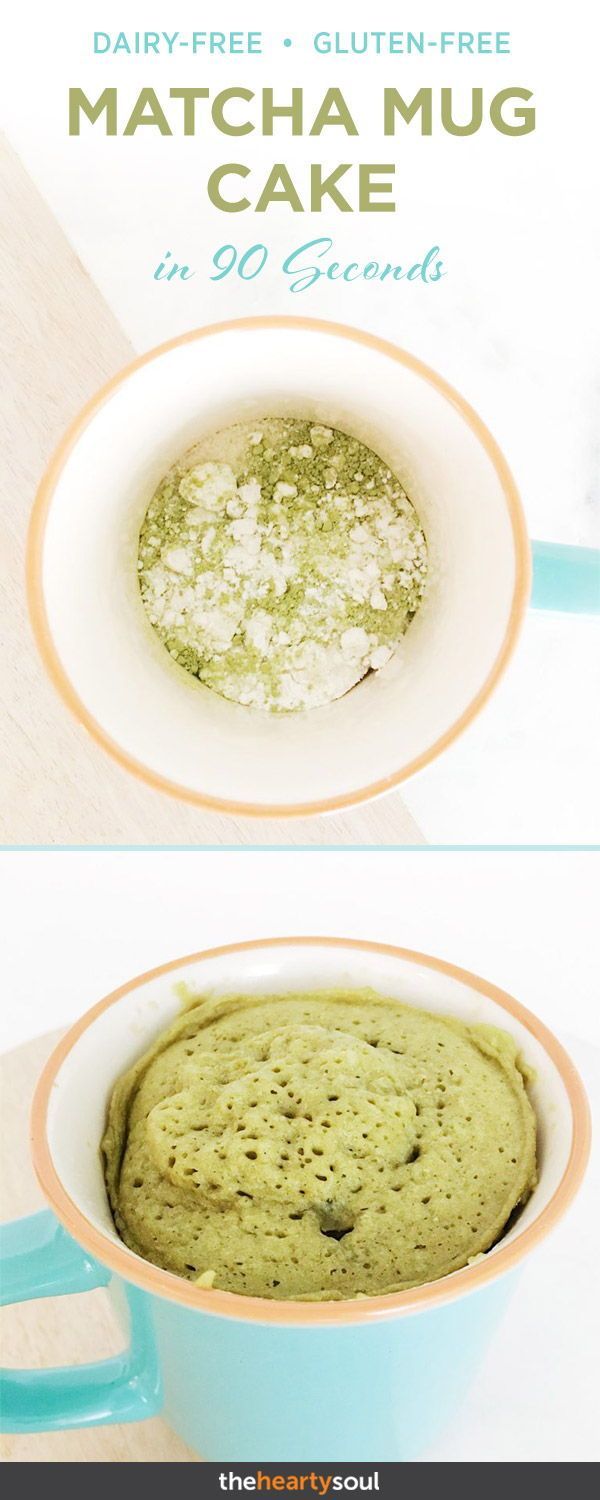 Fluffy, Moist Matcha Green Tea Mug Cakes in 90 Seconds (Full Recipe) -   11 cake Mug clean eating
 ideas