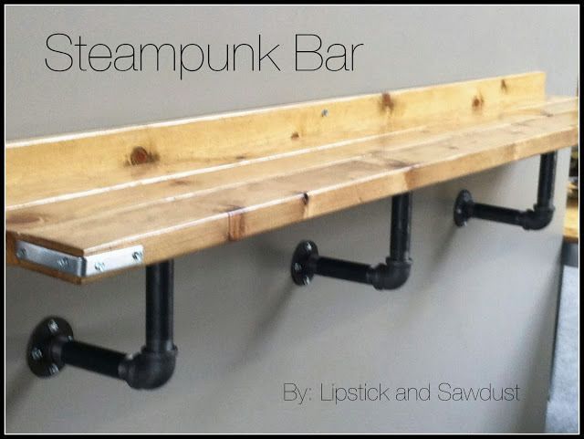Steampunk Weekend DIY -   11 diy bar mancave
 ideas