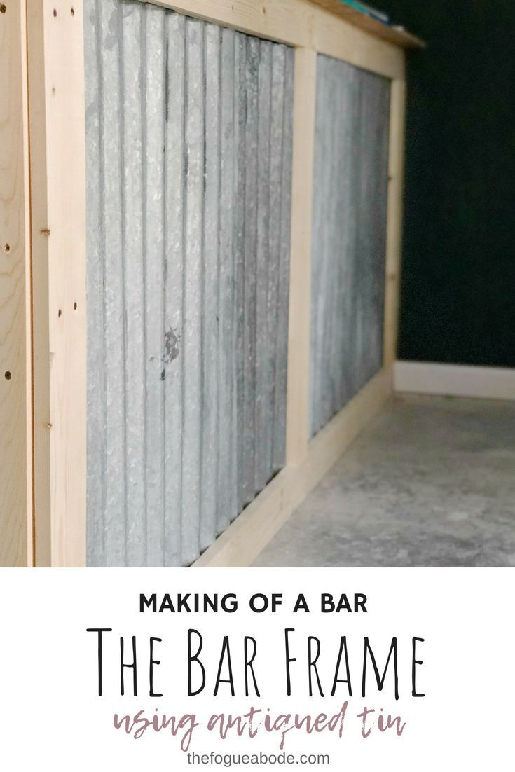 Making of a Bar 2 - The Bar Frame - The Barn -   11 diy bar mancave
 ideas