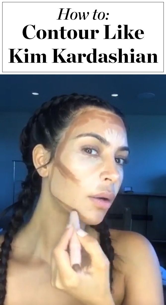 Cleavage and Contouring! Let a Bikini-Clad Kim Kardashian Teach You How to Use Her Beauty Products -   11 full makeup Tutorial
 ideas