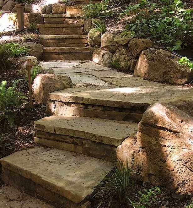 Garden Steps On A Slope Ideas -   11 garden design Slope outdoor steps
 ideas