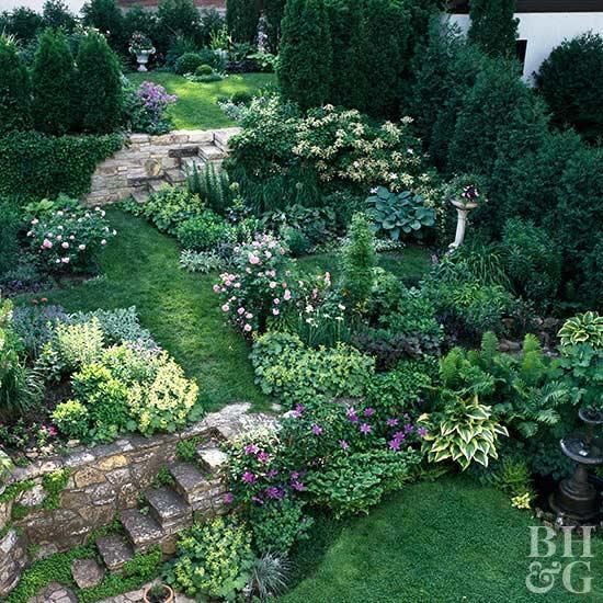 This Planting Guide Solves All of Your Sloped Garden Problems -   11 garden design Slope outdoor steps
 ideas