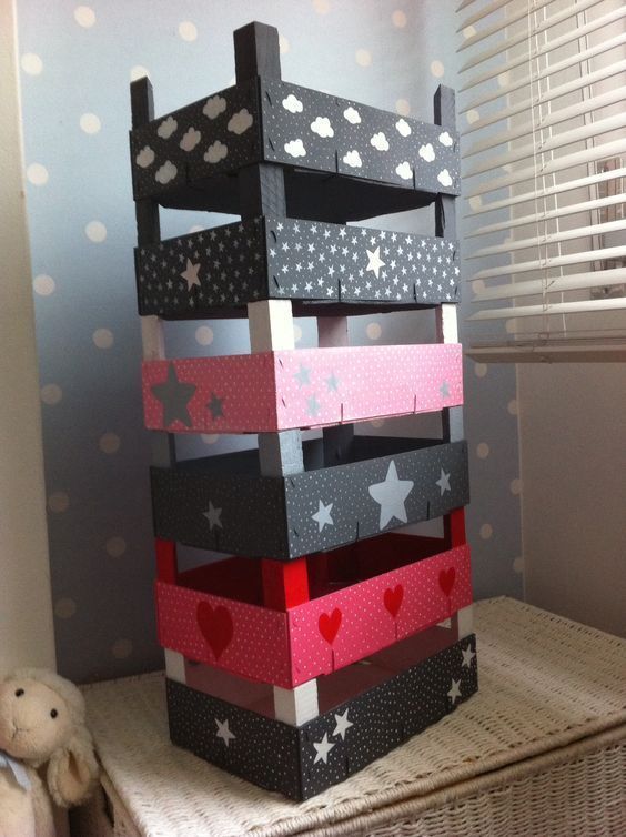 + de 60 ideas con cajas de madera de fruta: muebles, cajas decoradas... -   11 manualidades diy cajas
 ideas