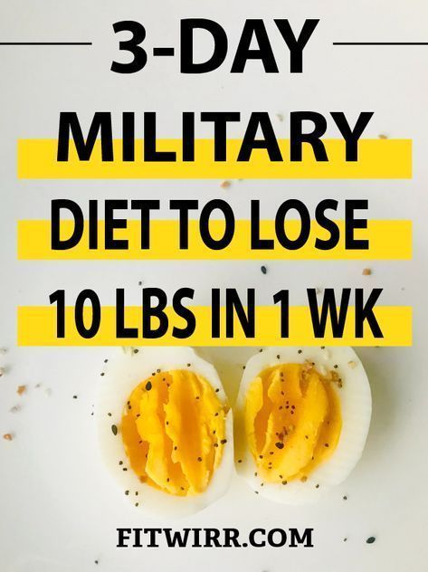 3-Day Military Diet Plan to Lose 10 Pounds in a Week -   12 diet 3 Day how to lose
 ideas