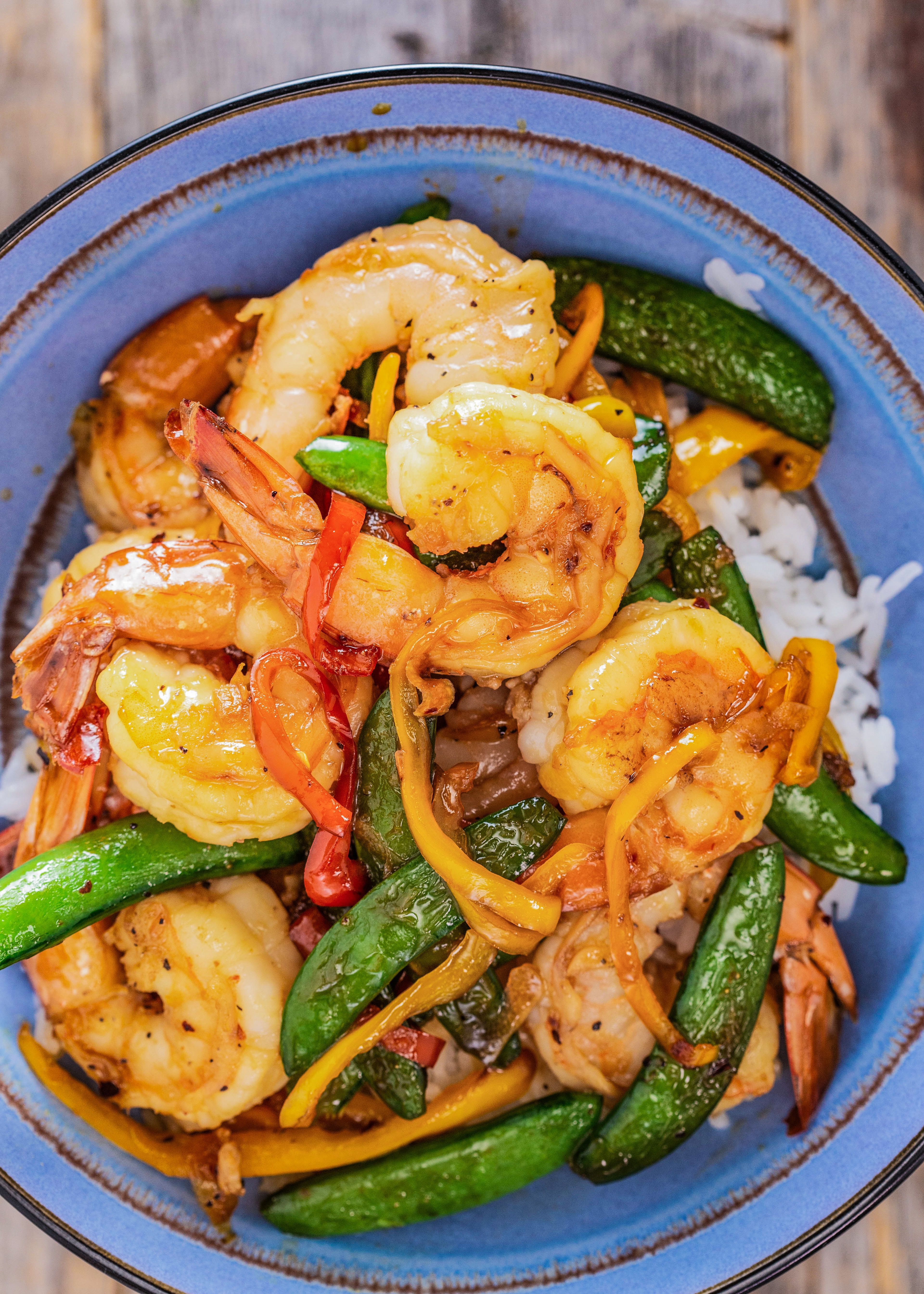 Ayesha Curry's Honey Ginger Shrimp Stir-Fry -   13 diet Vegan honey
 ideas