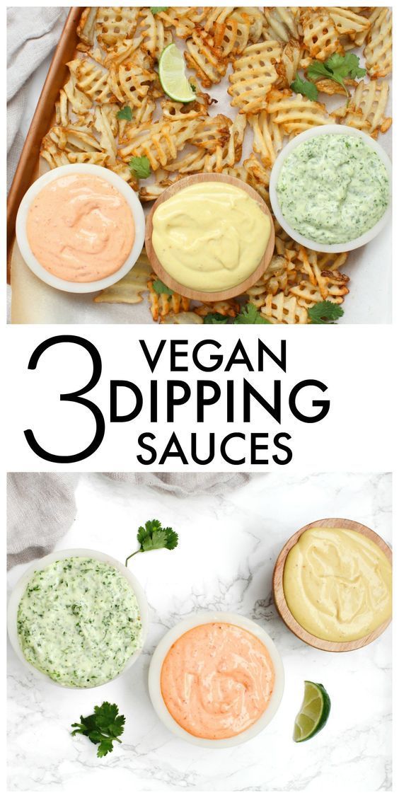 3 Vegan Dipping Sauces -   13 diet Vegan honey
 ideas