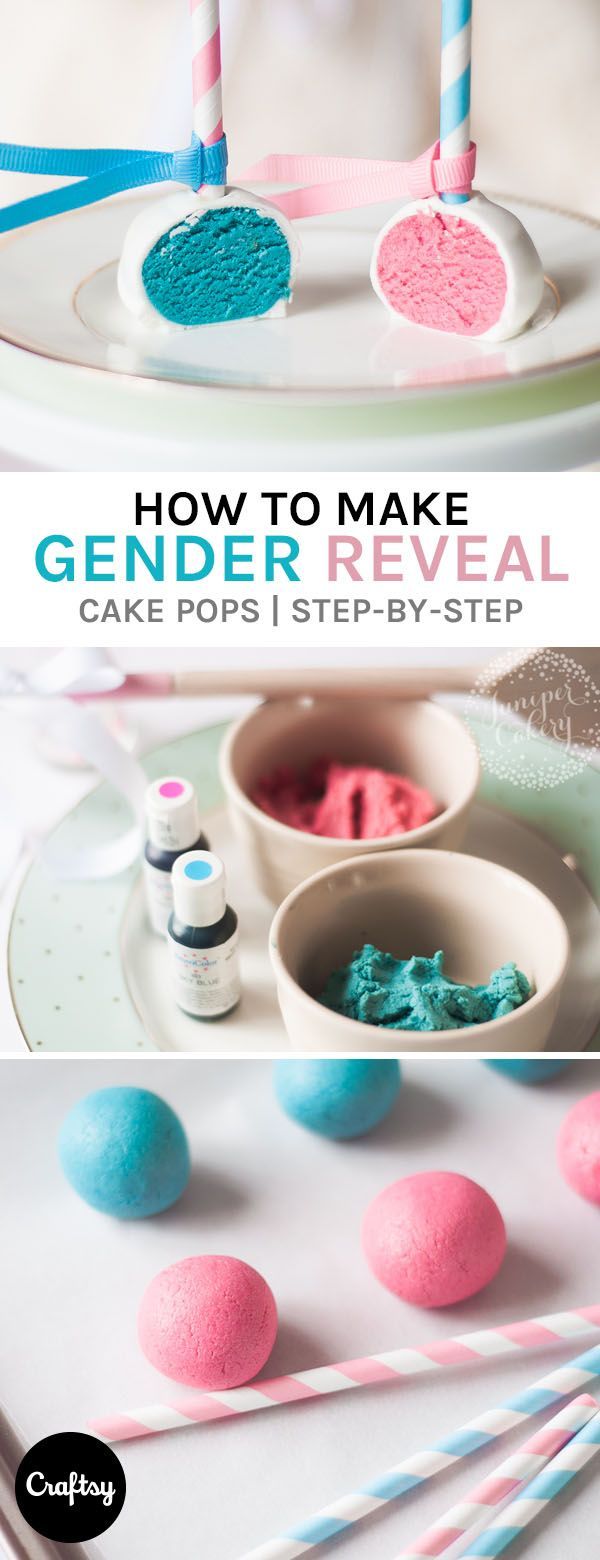 Cake Pops Are Definitely The Cutest Way to Reveal Your Baby's Gender -   14 cake Pops blue
 ideas