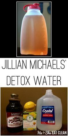 Jillian Michaels' Detox Water -   14 fitness exercises detox
 ideas