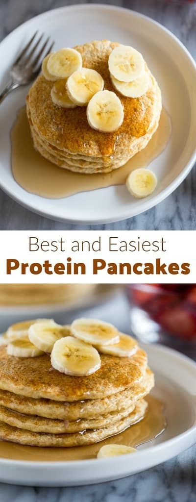 Protein Pancakes -   14 healthy recipes Yummy protein
 ideas