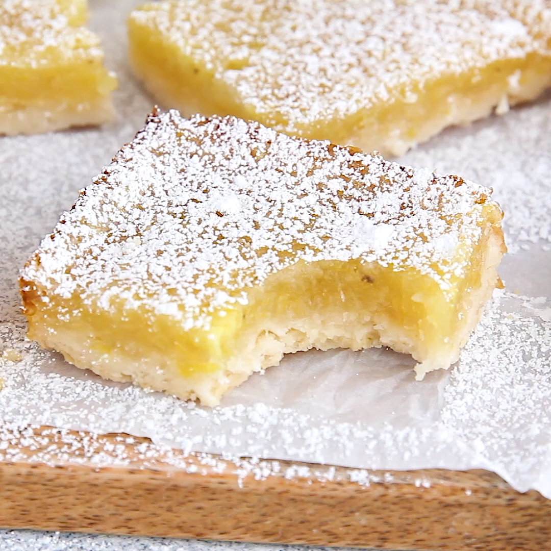 Vegan Lemon Bars with Shortbread Crust -   14 vegan desserts Bars
 ideas