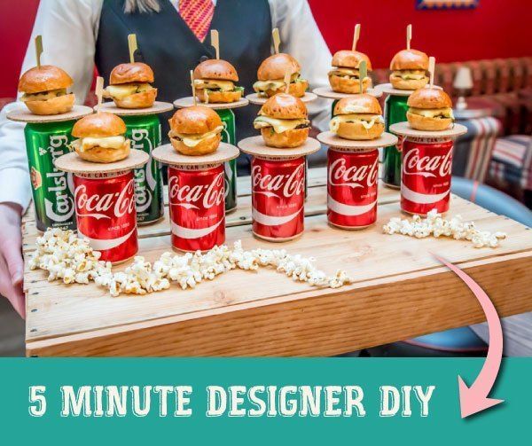 15 diy food display
 ideas