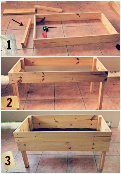 30+ Easy Diy Wooden Raised Planter For Simple Garden That You Could Create Itself -   16 elevated raised garden
 ideas