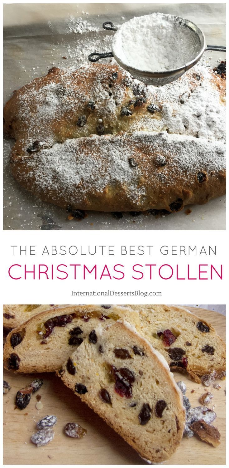 German Christmas Bread (Easy Stollen -   16 international christmas recipes
 ideas