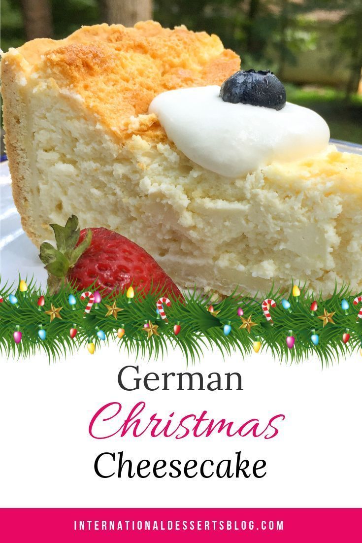 Authentic German Cheesecake -   16 international christmas recipes
 ideas
