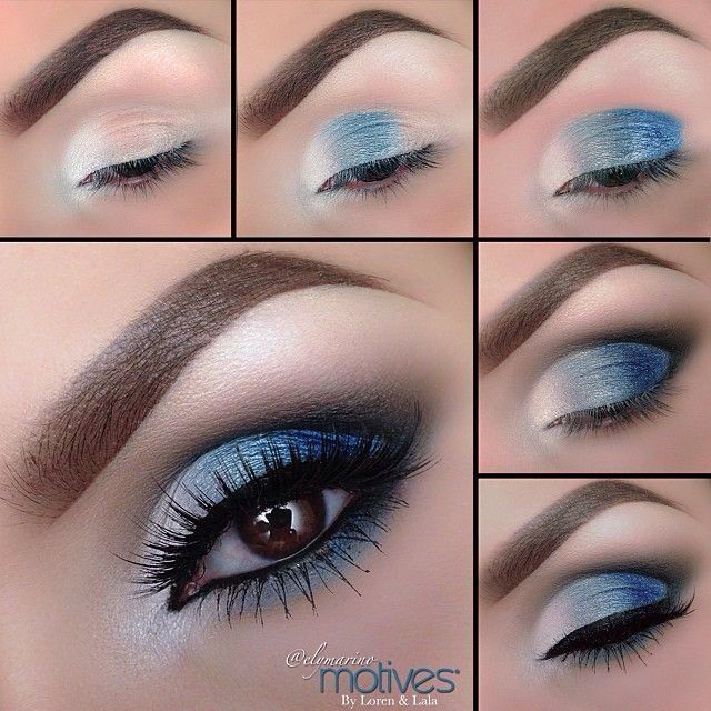 Beautiful blue sm #makeuptutorial -   16 makeup Wedding blue
 ideas