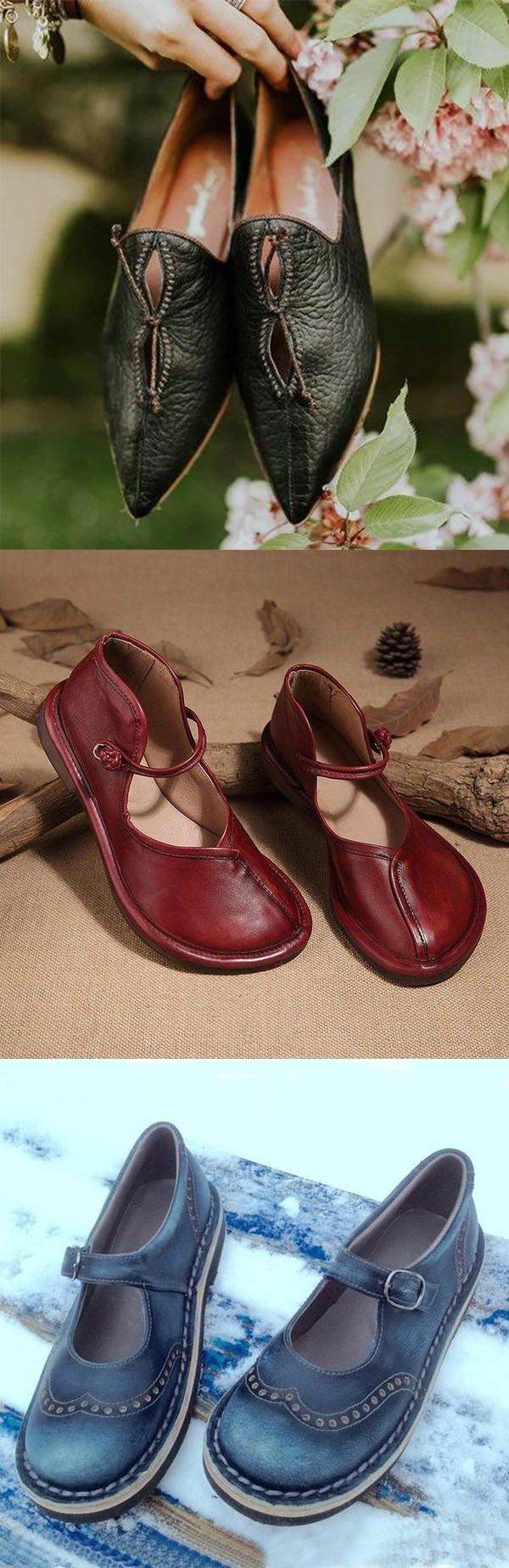 Hot Sale!Pointed Toe Daily Loafers Flat Heel Forest Shoes -   17 diy face whitening ideas