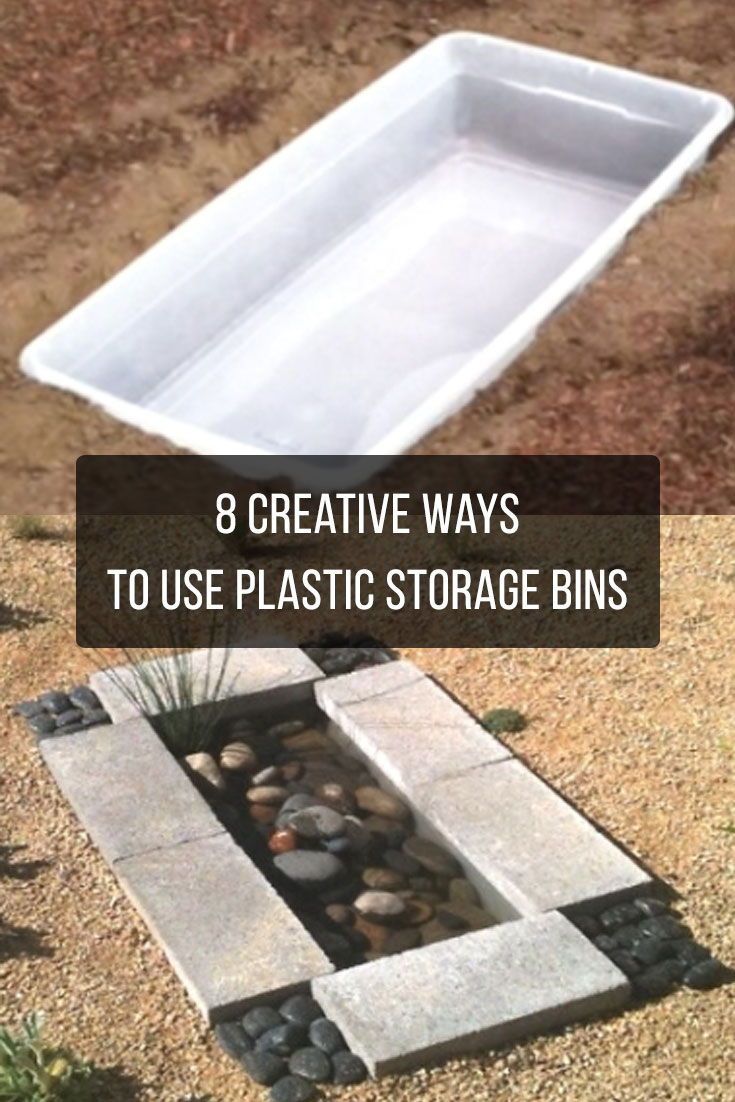 Expert DIYer Uses Plastic Storage Bins In Ways I Never Expected. Here are 8 Brilliant Ideas -   17 diy projects Storage house
 ideas