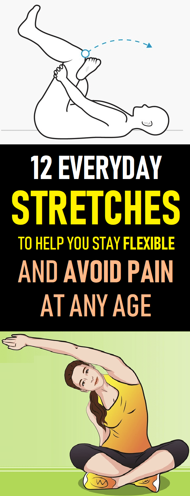 12 Everyday Stretches to Help You Stay Flexible and Avoid Pain at Any Age -   17 fitness design food
 ideas