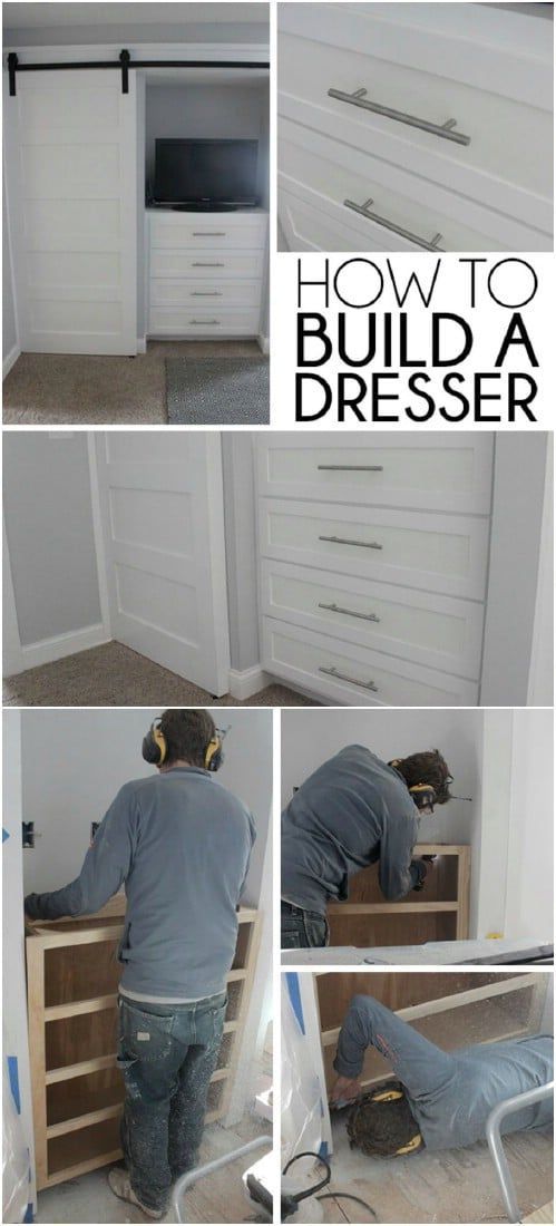 7 Beautifully Functional DIY Built-In Dressers to Utilize Your Space -   17 functional dresser decor
 ideas