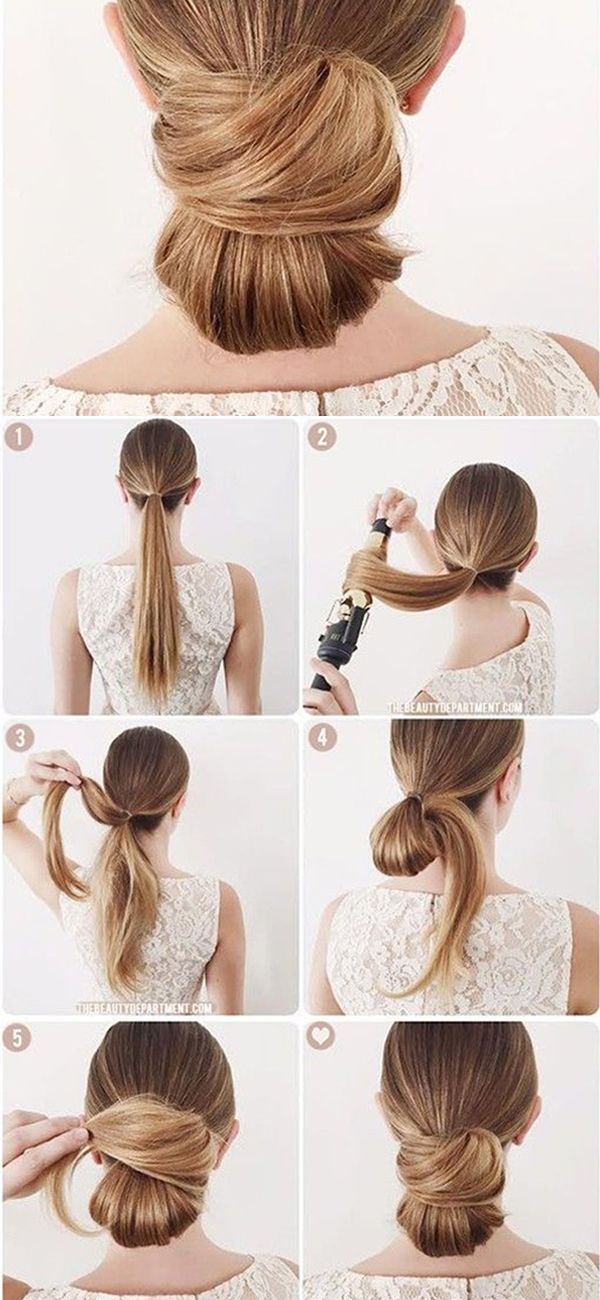 5 Quick and Easy Low Bun Hairstyles for a Busy Morning - -   17 hair Bun how to
 ideas