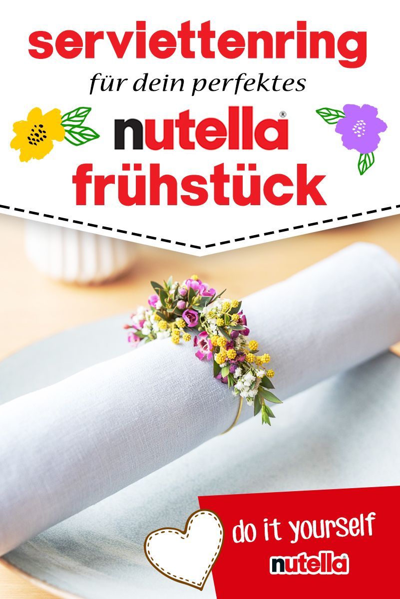 Serviettenring f?r dein perfektes nutella Fr?hst?ck -   17 urban style house
 ideas