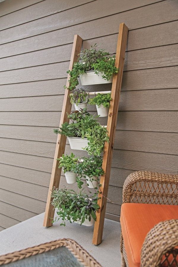 Clever Vertical Herb Gardens That Will Grow a LOT of Herbs in a Small Space! -   18 garden design Simple porches
 ideas