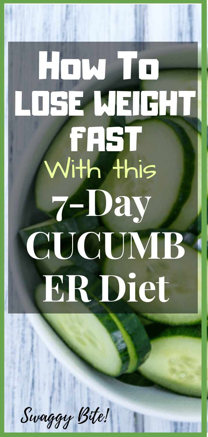 How To Lose Weight Fast With This AMAZING 7-Day Cucumber Diet -   19 diet Plans To Lose Weight for men
 ideas