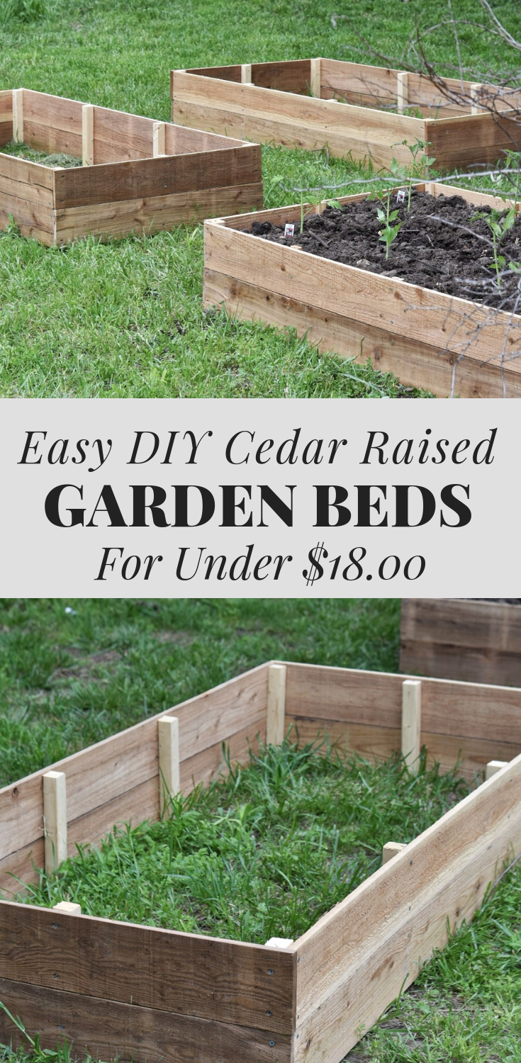 Build a Raised Garden Vegetable Bed | DIY Cedar Garden Bed Tutorial -   19 garden design Plants raised beds
 ideas