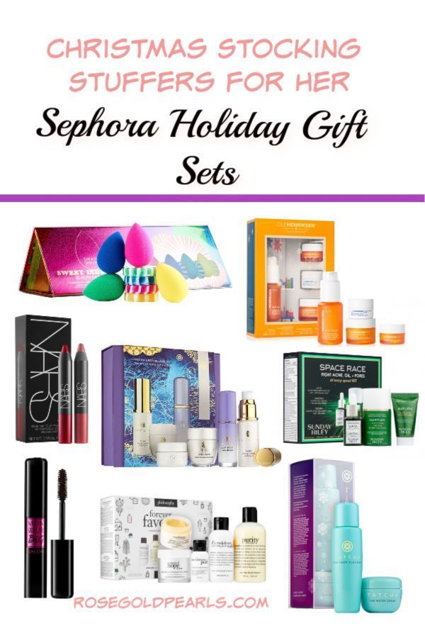 12 Days of Christmas Gift Guides: Stocking Stuffer Ideas from Sephora -   19 holiday Gifts set
 ideas