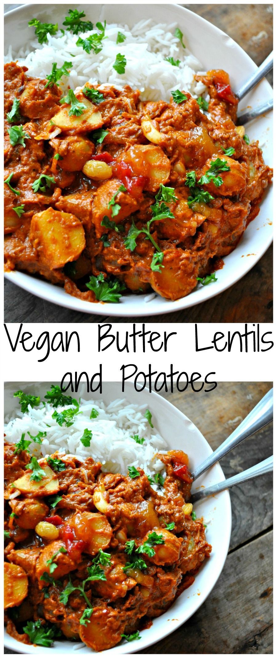 Vegan Butter Lentils and Potatoes -   19 indian vegan recipes
 ideas