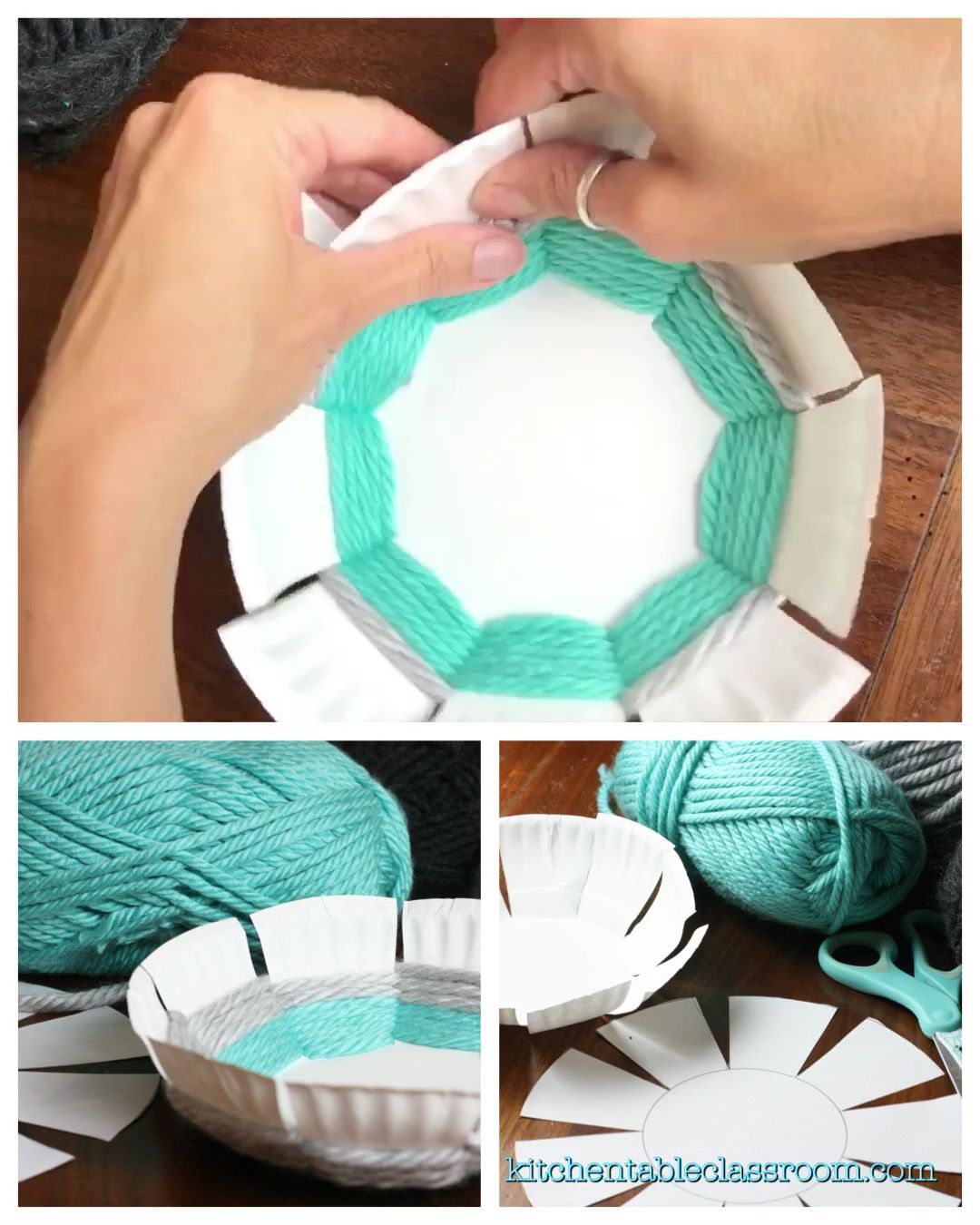 Woven Bowl- A DIY with Free Printable Template - The Kitchen Table Classroom -   20 diy projects Videos paper
 ideas