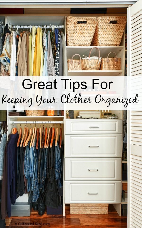 How To Better Organize Your Clothes -   21 DIY Clothes Organization articles
 ideas
