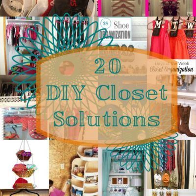 21 DIY Clothes Organization articles
 ideas