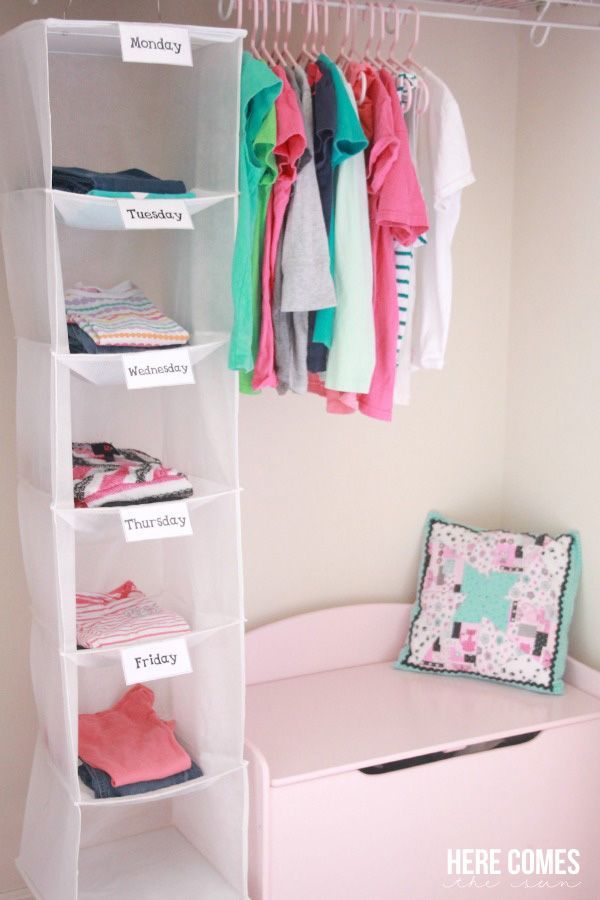 Back to School Clothes Organization System -   21 DIY Clothes Organization articles
 ideas