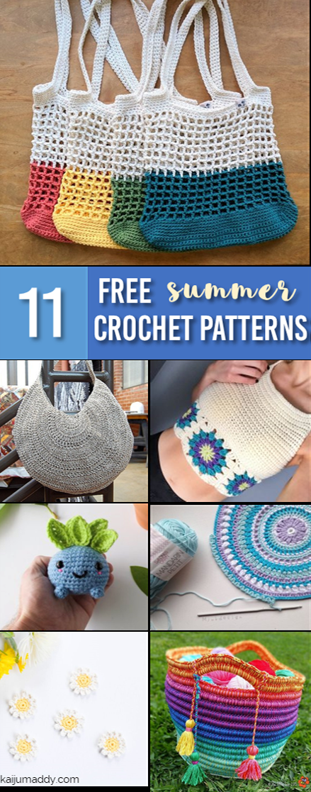 21 diy projects For Summer crochet patterns
 ideas