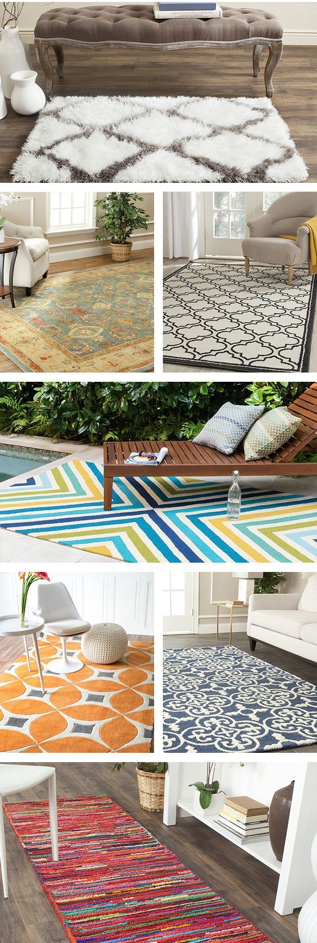 Area rugs, especially those with patterns, help set the tone of a room. Bright chevron and geometric prints lend excitement to living rooms, while eye-catching florals complement cozy dining areas. Visit Wayfair and sign up today to get access to exclusive deals everyday up to 70% off. Free shipping on all orders over $49. -   21 diy projects For Summer crochet patterns
 ideas