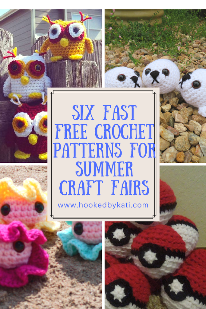 Six Fast Free Crochet Pattern To Sell At Summer Craft Fairs -   21 diy projects For Summer crochet patterns
 ideas