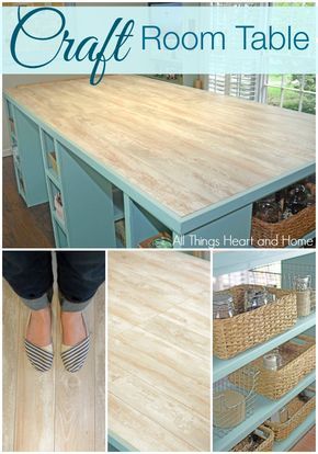 Craft Room Table -   21 large crafts table
 ideas