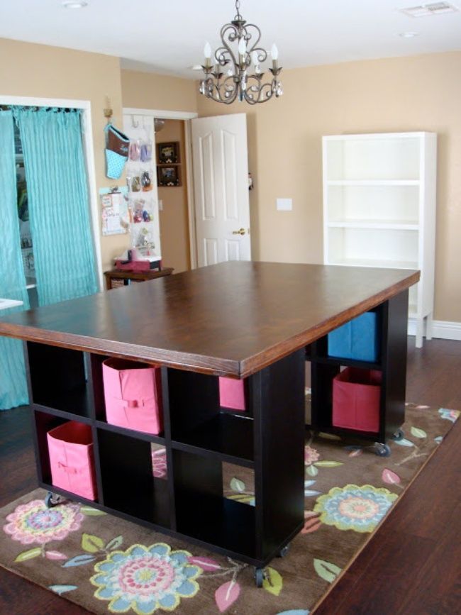 21 large crafts table
 ideas