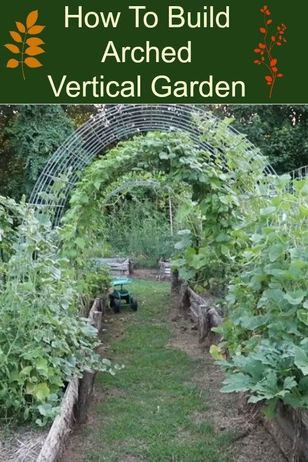 How To Build Arched Vertical Garden -   22 backyard garden trellis
 ideas
