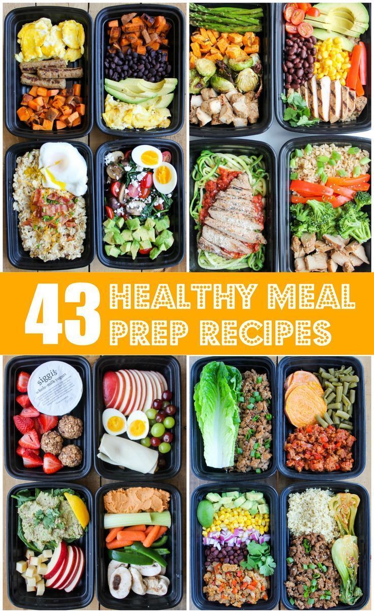 43 Healthy Meal Prep Recipes That'll Make Your Life Easier -   22 fitness meals work lunches
 ideas