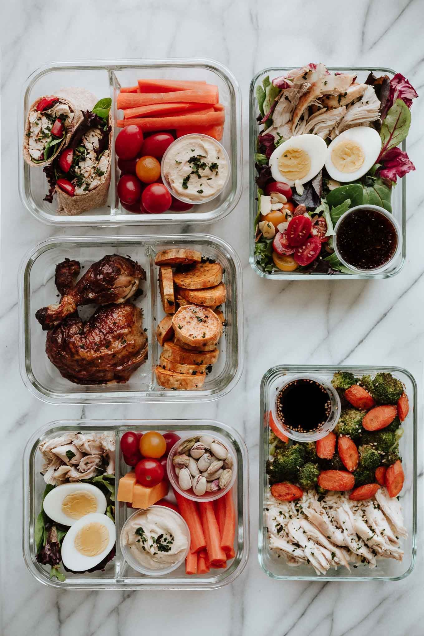 Rotisserie Chicken Meal Prep: 5 Easy Lunches -   22 fitness meals work lunches
 ideas