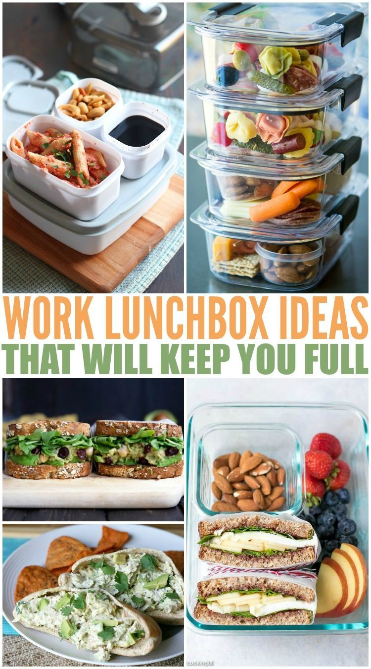 Healthy Work Lunch Ideas To Keep You Full -   22 fitness meals work lunches
 ideas