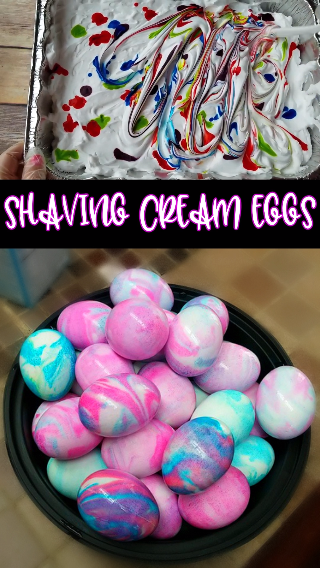 Shaving Cream Dyed Easter Eggs -   22 holiday Easter fun
 ideas