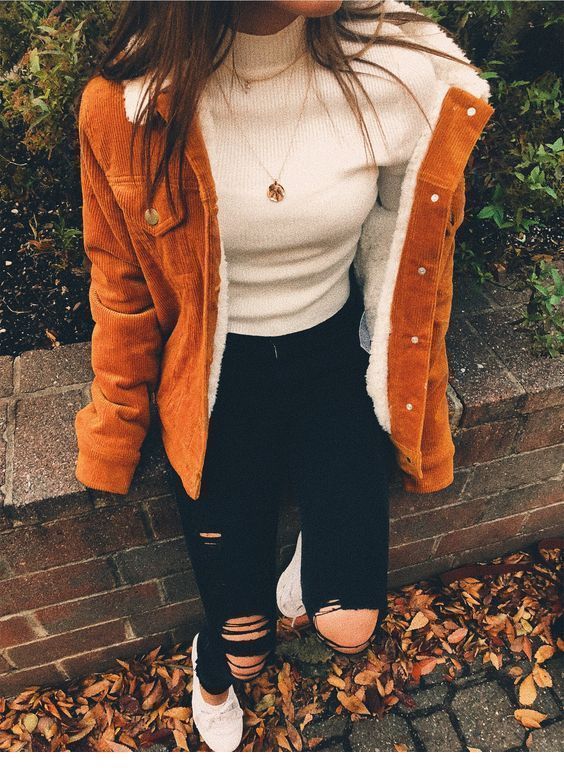 Perfect fall outfit with a nice jacket -   23 dress Fashion 2018
 ideas